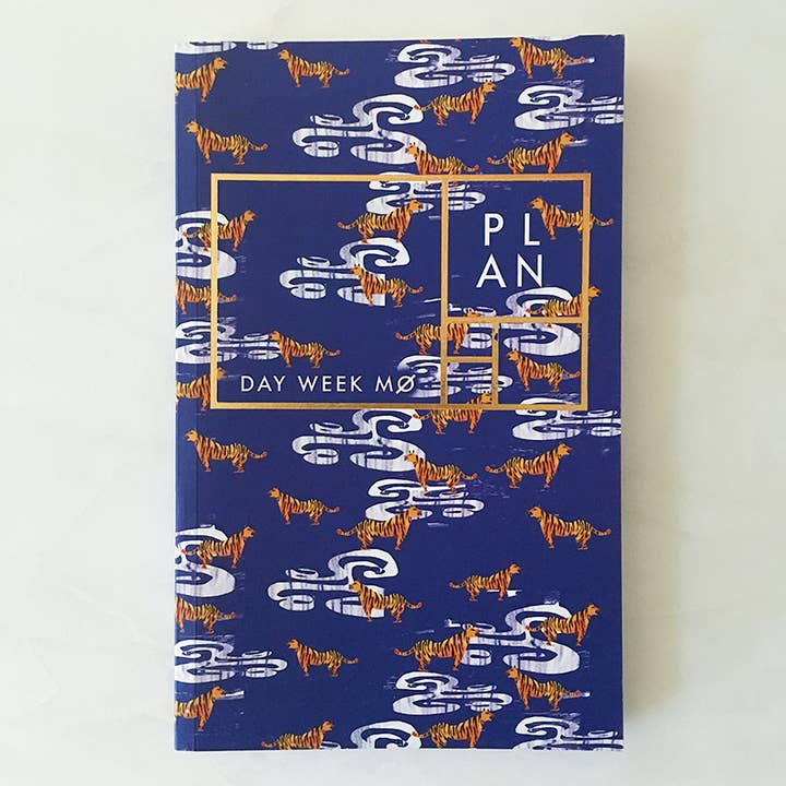 Tiger yearless planner for wholesale by Ferme à Papier