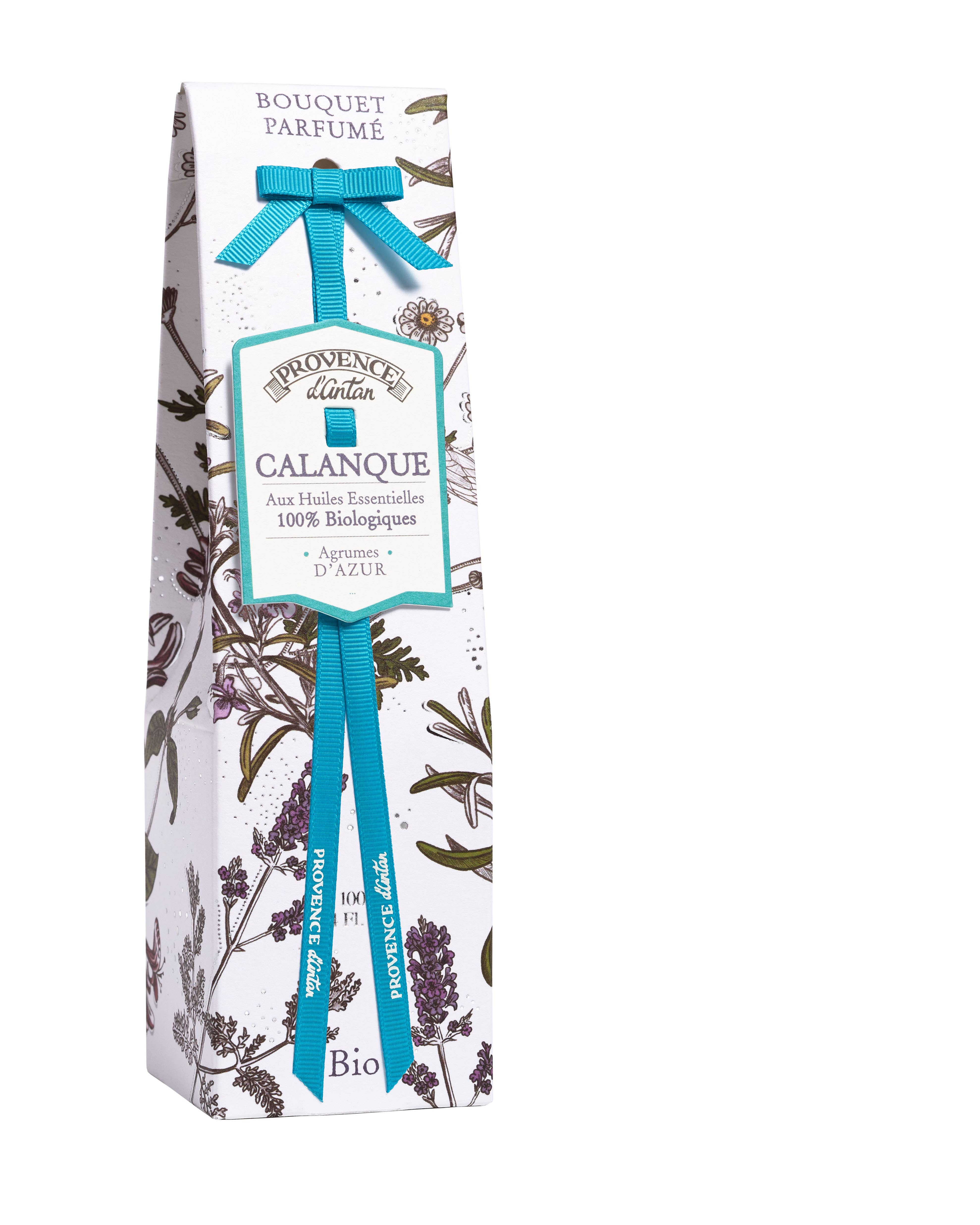 PROVENCE D'ANTAN - Wholesale Reed Diffuser - Organic Fragrance Diffuser *** CALANQUES 100ml1