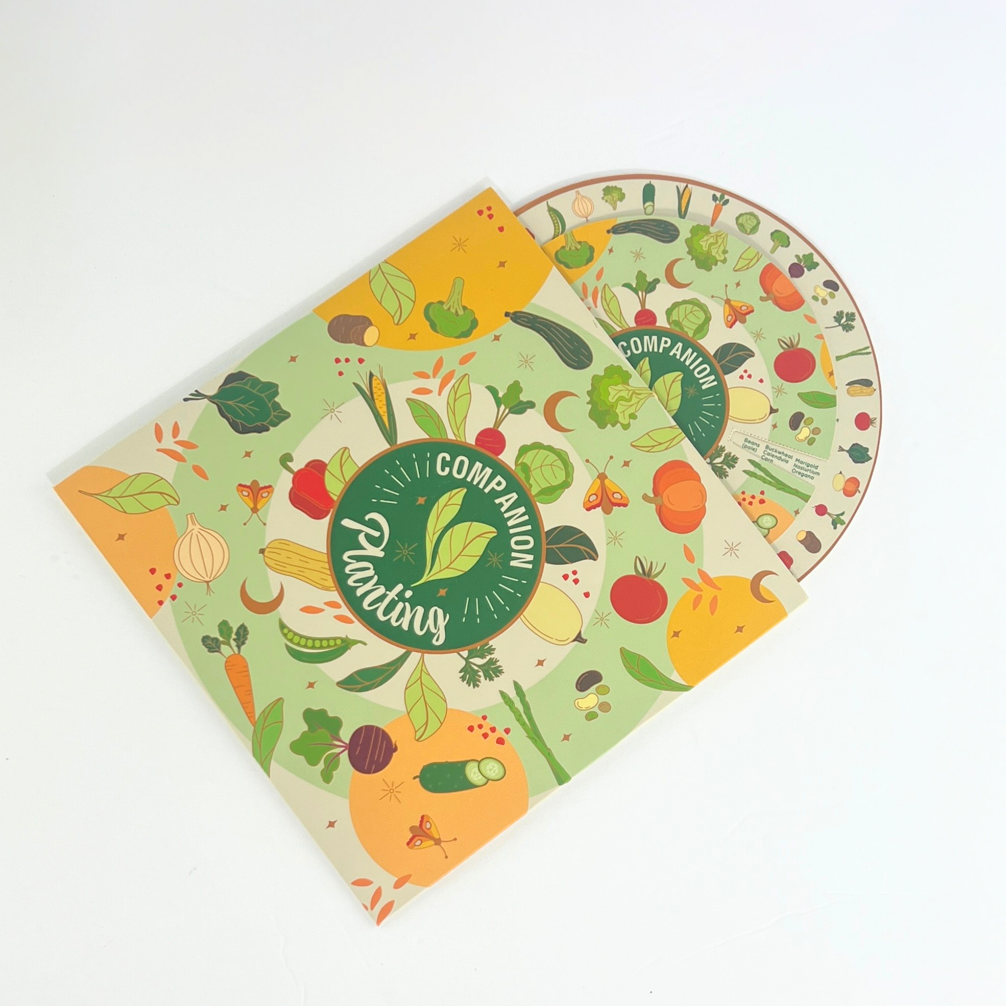 Sow the Magic - Vendita all'ingrosso Attrezzi da giardino - Carta Girevole per la Consociazione delle Piante – Guida al Giardinaggio per Colture Prosperose e Controllo Naturale dei Parassiti3