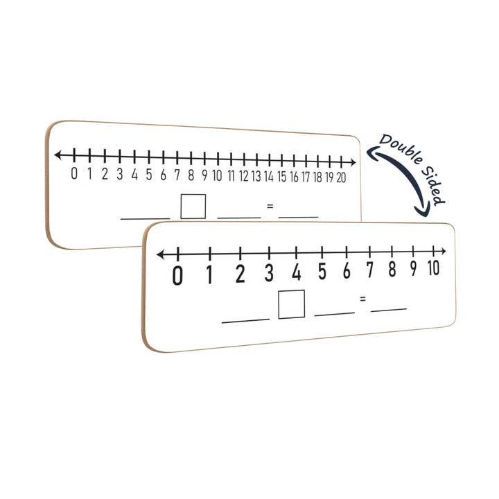 Dry Erase Number Line Board 4”x12” Inch Whiteboard for wholesale by Scribbledo