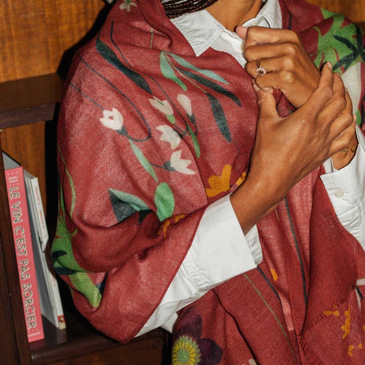 Elizabetta Made in Italy USA – wholesale Scarf – Women's – Valeria - Wool Scarf4