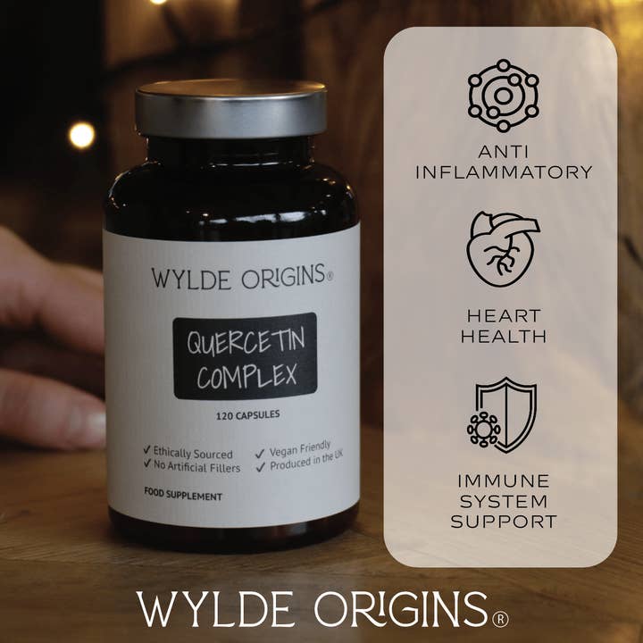 Wylde Origins – wholesale Oralt tillskott/Vitamin – Quercetin Komplex + Bromelain1