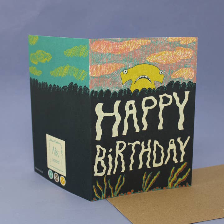 Ark Colour Design - Wholesale Birthday Card - Happy Birthday Hammer Head Greetings Card1