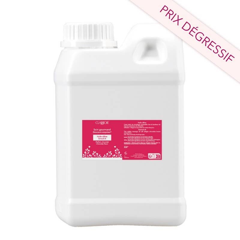 Clairjoie – Óleo para banho/corpo por atacado – Óleo aconchegante para rosto e corpo com fragrância de chocolate 150 ml Clairjoie2