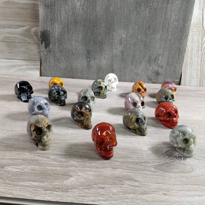 Keystone Crystals - Wholesale Spiritual Stone/Crystal - Assorted Gemstone Skull Figurines – Crystal Carvings in Bulk17