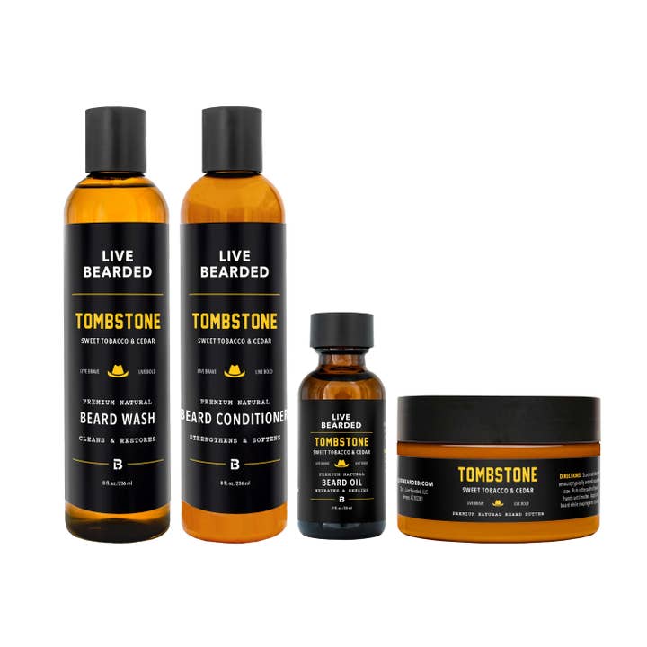 Complete Beard Kit for wholesale by Live Bearded
