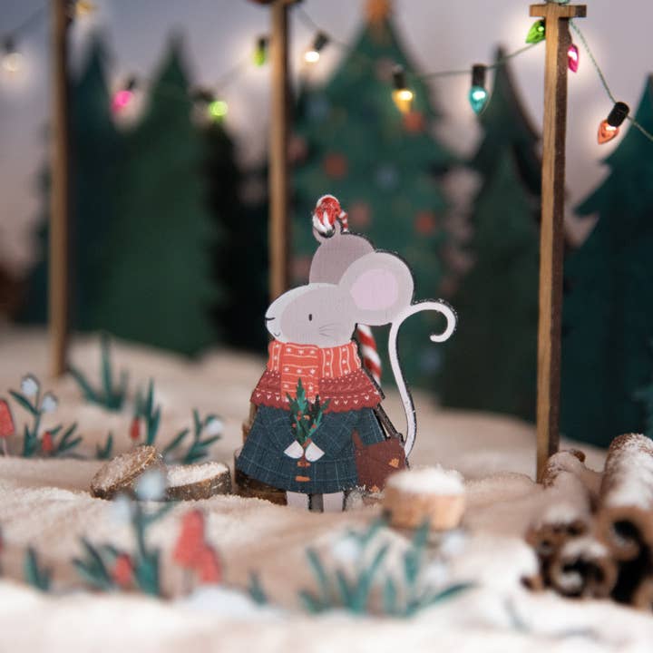 Dapple & Dot – wholesale Christmas decoration – CHAPS WOODLAND ANIMALS CHRISTMAS DECORATIONS