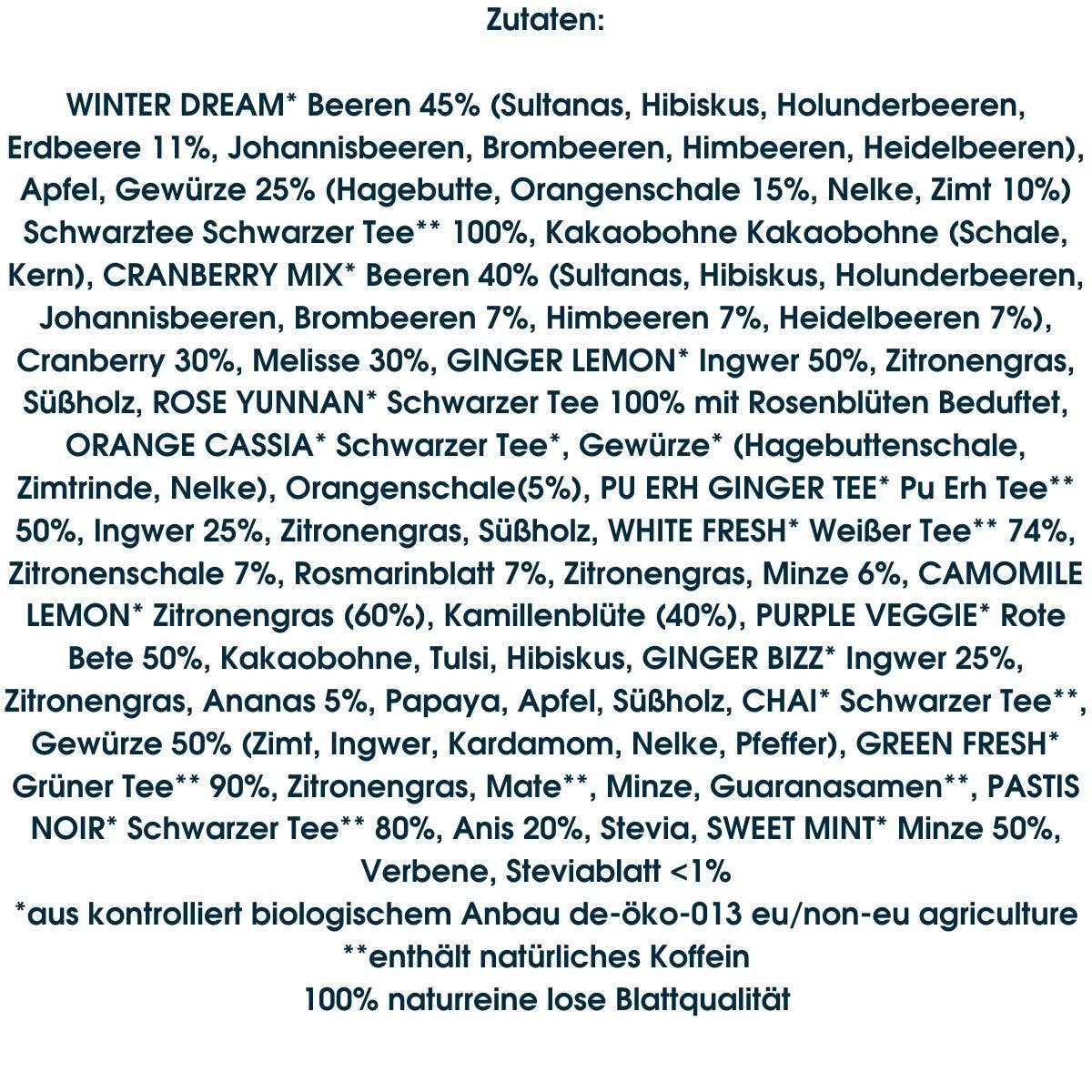 Shuyao - Vendita all'ingrosso Tisane salutari e depurative - Tè invernale biologico Shuyao 15x in un set o singolarmente in una scatola aromatica16