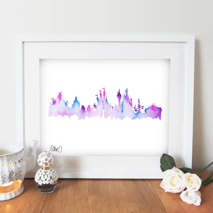 Impressão de arte de parede Magic Skyline por atacado de CoconuTacha