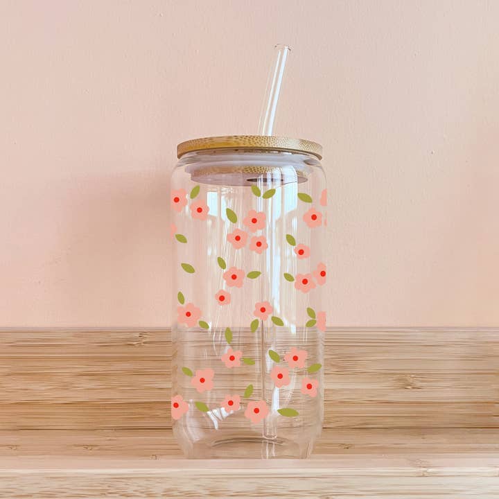 Copo boho - flor rosa por atacado de MÖMY