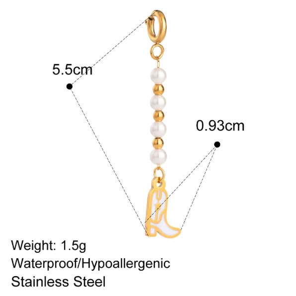 HoopLa - Wholesale Pendant/Charm Necklace - Bikini Charms- Clip On - Stainless Steel - 9