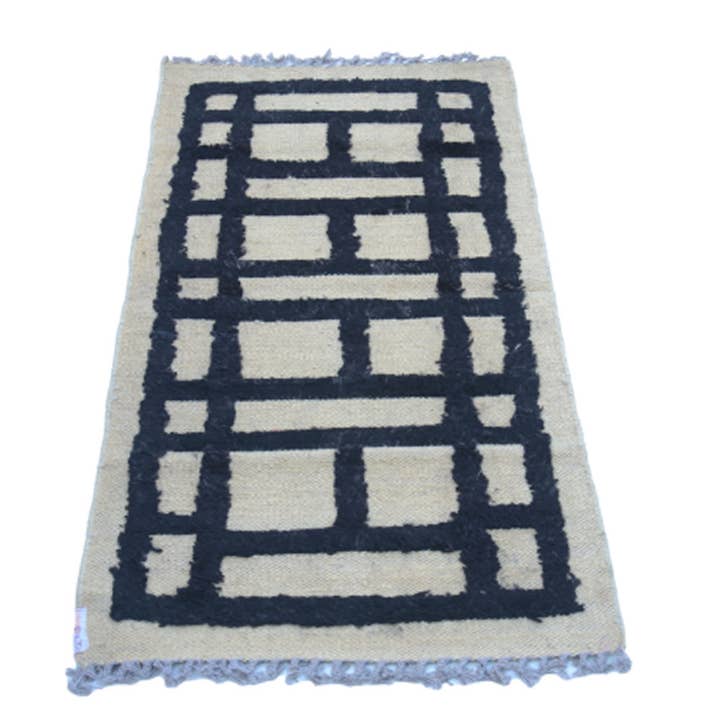 Fybernots - Wholesale Area Rug - IKAT Oushak Kilim Rug20