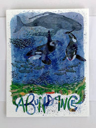 CARTE D'ABONDANCE pour la vente par Jill Bliss Artwork