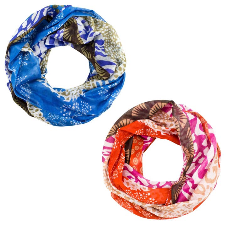 Sunsa – wholesale Halsduk - Dam – Sunsa Loop Halsdukar, Dam Loop Tyg Halsduk, Rund Halsduk3