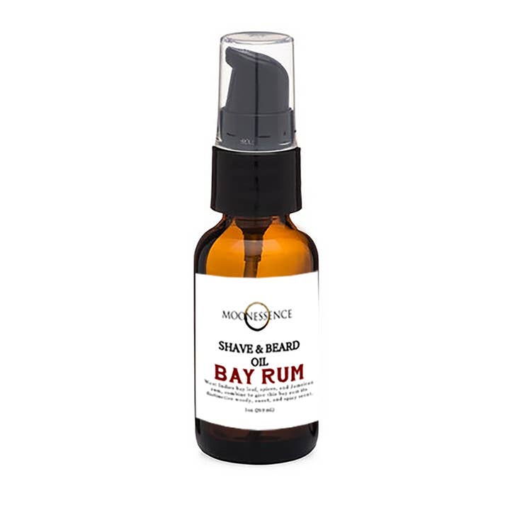 Shave and Beard Oil - Bay Rum for wholesale by MoonEssence