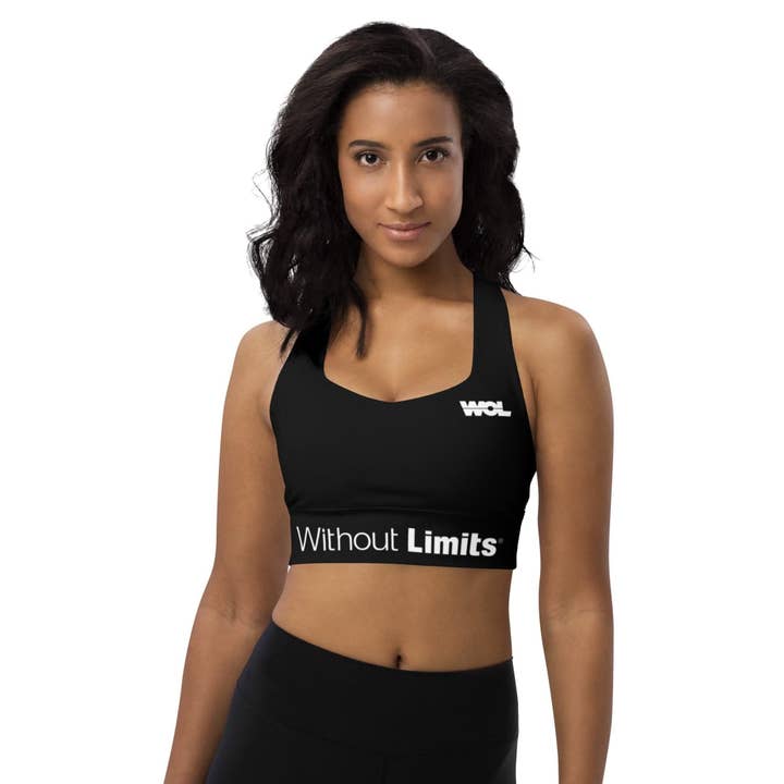 Without Limit® Longline Sports Bra for wholesale by Runners Essentials by Without Limits