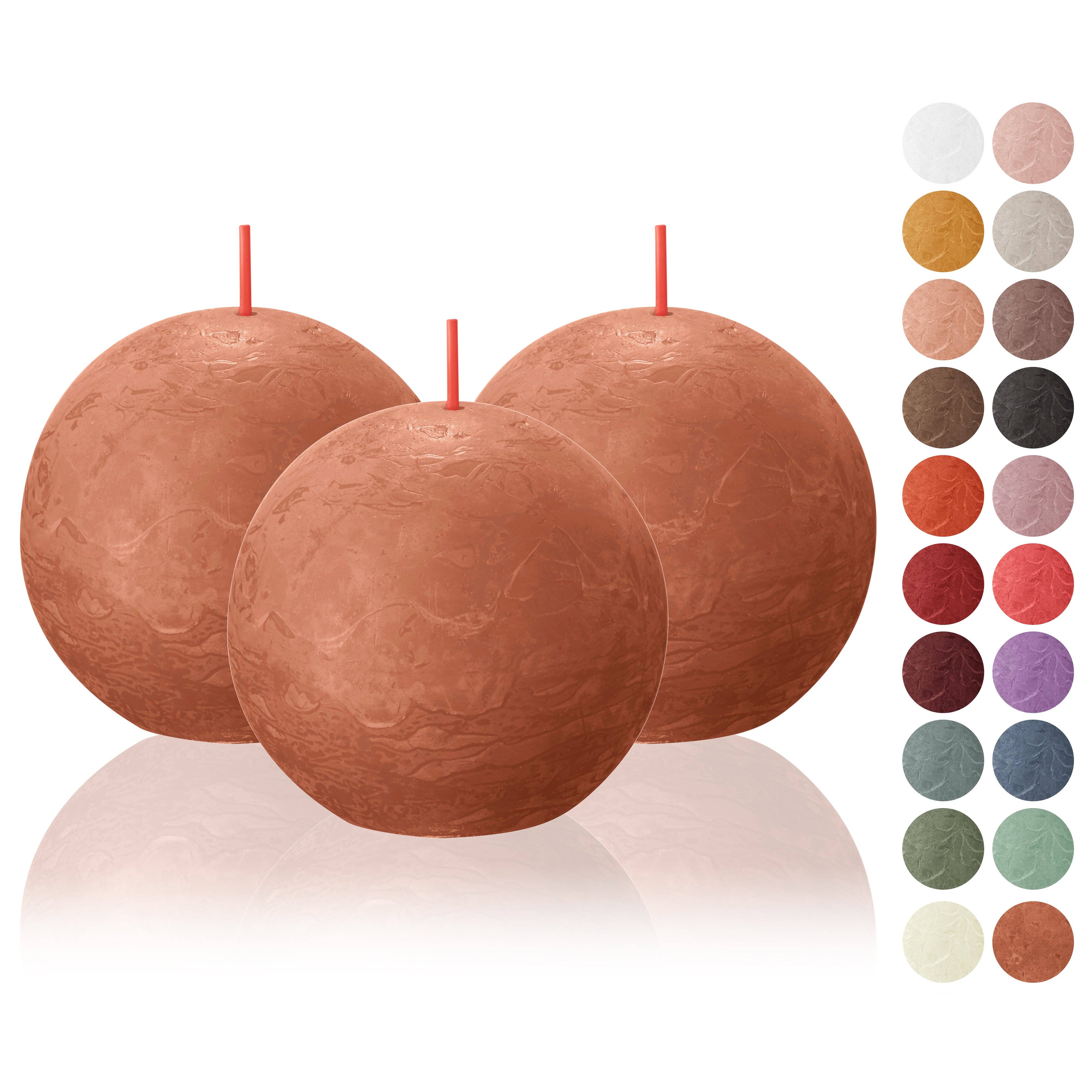 BOLSIUS – Velas de decoração por atacado – 6 Velas rústicas 3" - Inperfuted - Natural - Eco-Friendly - Cera Plant-Based - **Vendido Individualmente91