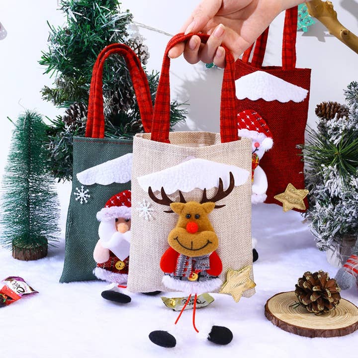 Funkyrel® Atzbranding Limited - Wholesale Christmas Decoration - Xris- Christmas Character Handbag with Festive Style