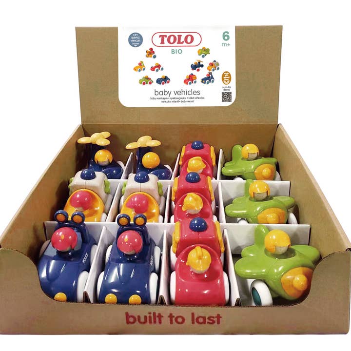 Display box w/ 12 City Service Vehicles - TOLO for wholesale by Speedy Monkey