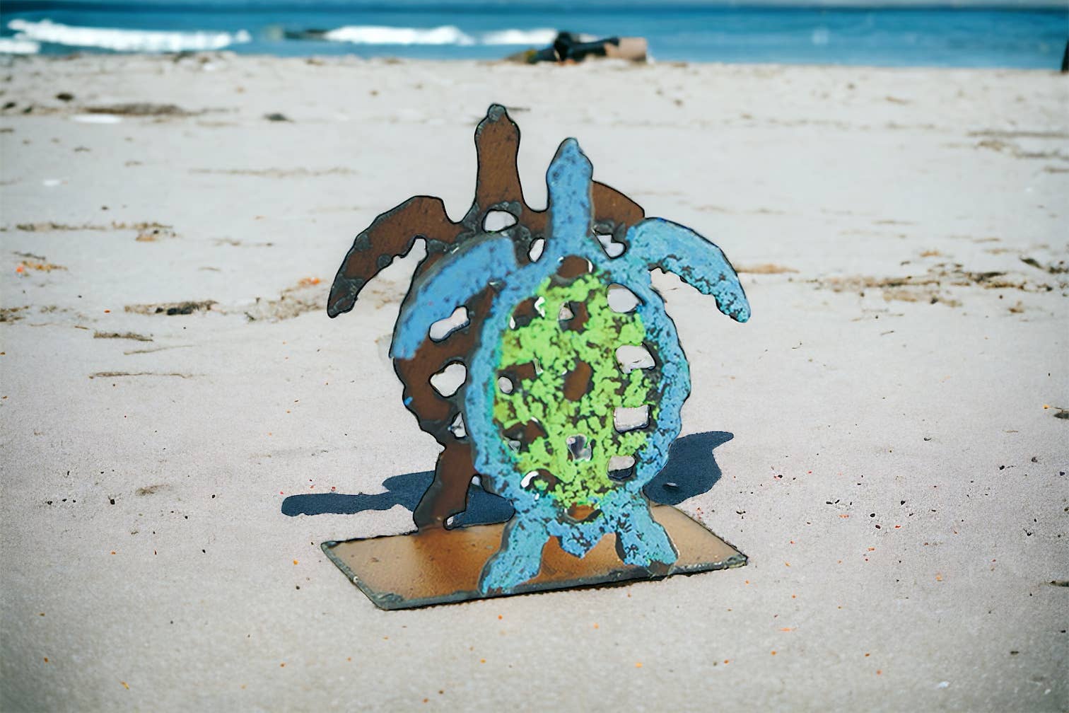 Whimsies - Wholesale Business Card Holder - Turtle Business Card Holder nautical desk organize coastal2