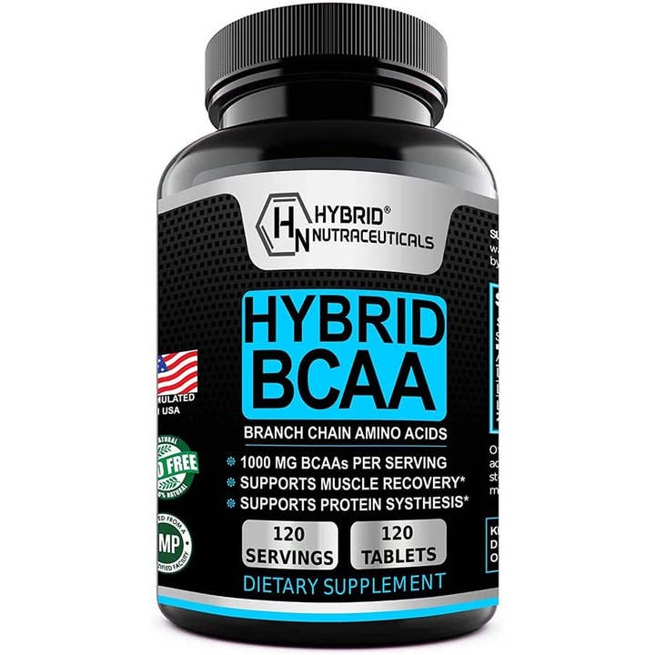 Hybrid Nutraceuticals LLC - Wholesale Oral Supplement/Vitamin - Hybrid BCAA Tablets 1000mg - 2:1:1 Extra Strong Branched Cha