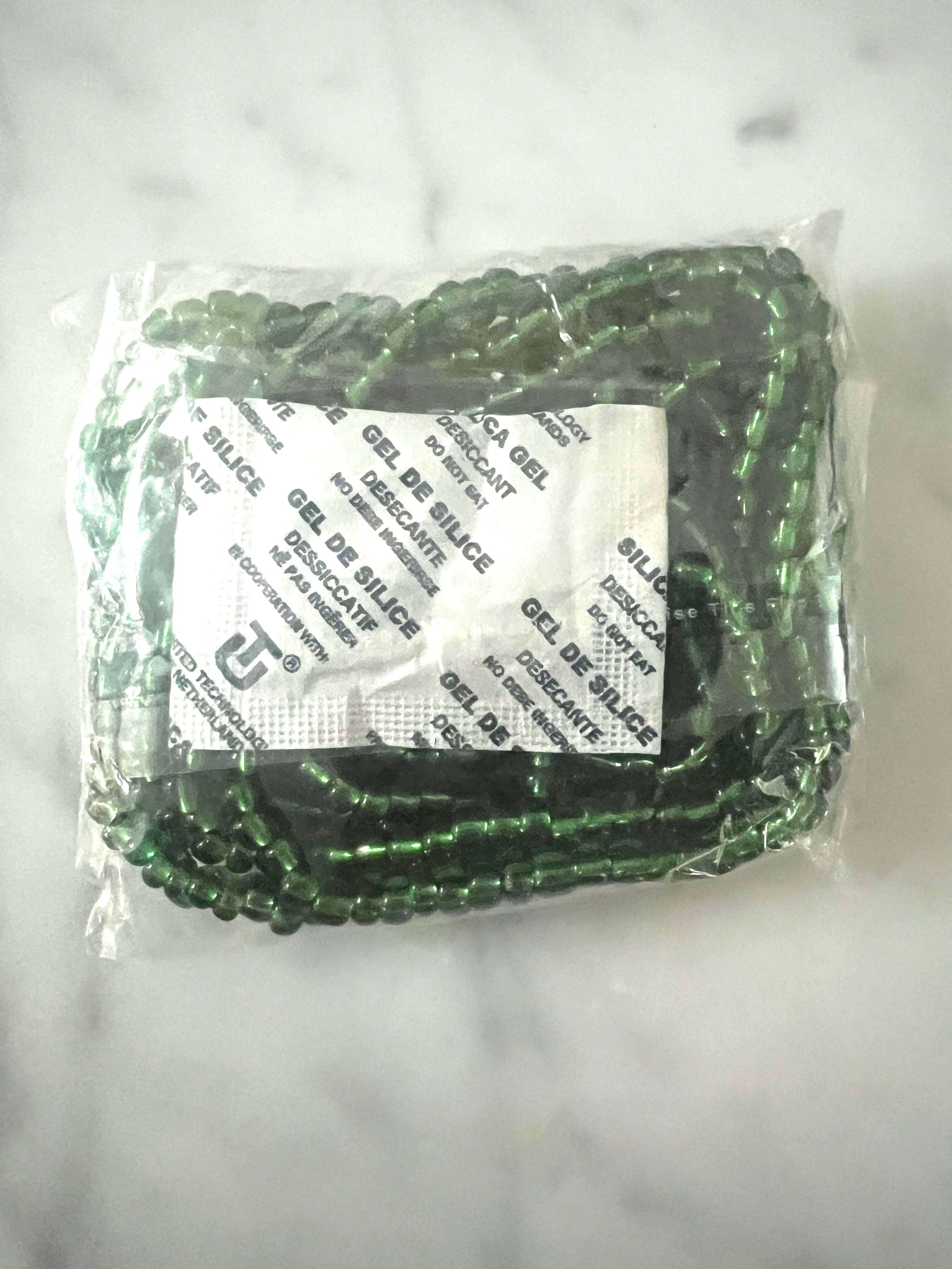 Erik & Mike - Wholesale Beaded Bracelet -  Hand Beaded Bracelet stretch in Green Shine4