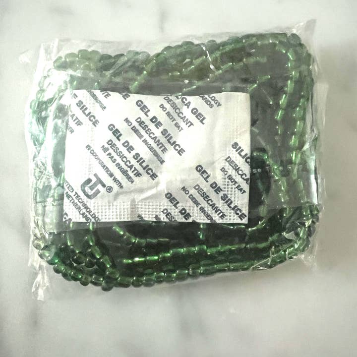 Erik & Mike - Wholesale Beaded Bracelet - Hand Beaded Bracelet stretch in Green Shine4