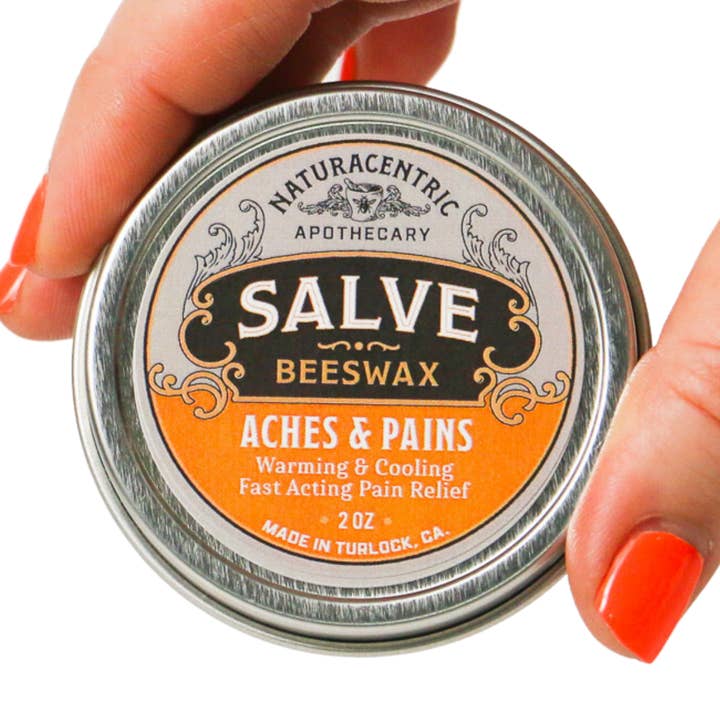 Aches & Pains Beeswax Salve for wholesale by Naturacentric