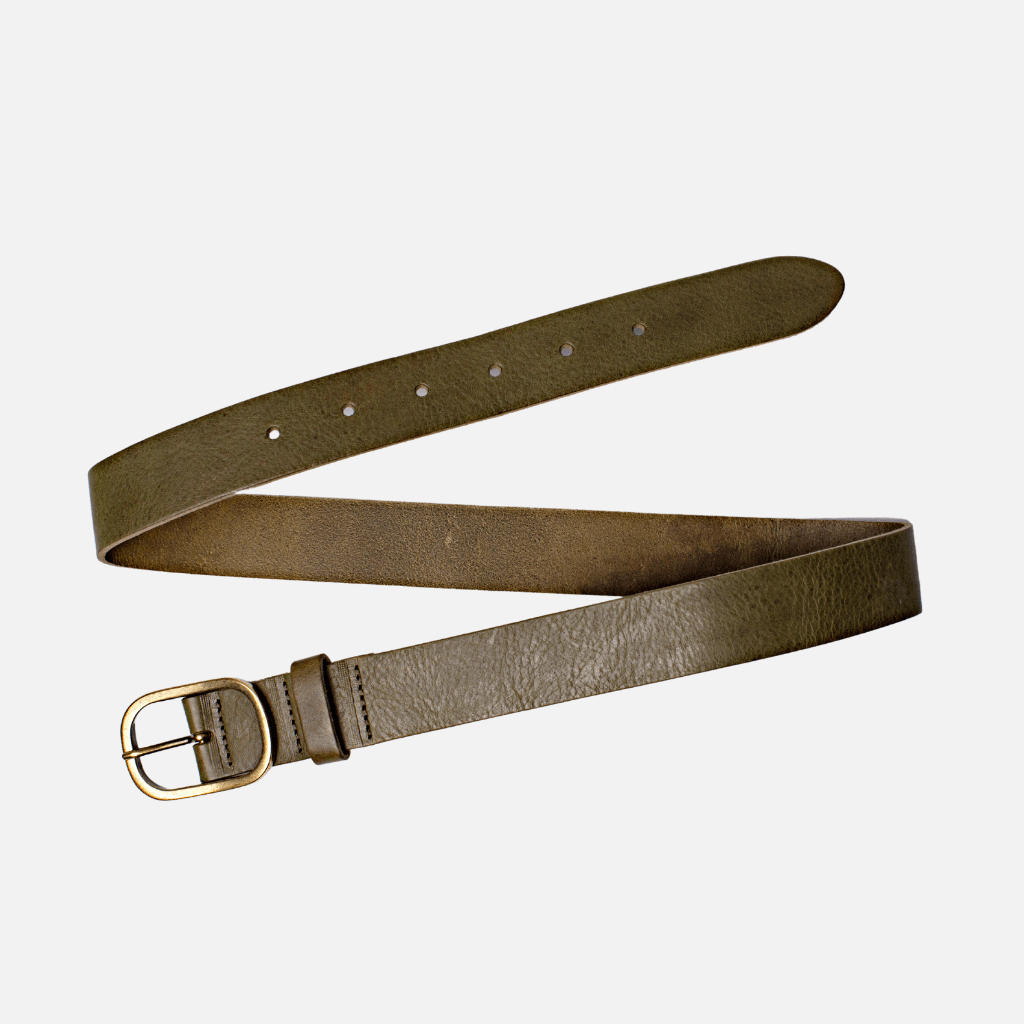 Amsterdam Heritage Leather Belts, Bags, Jackets & Apparel - Vente Ceinture – femme - Marin | Ceinture en cuir doré à boucle ovale pour femmes22