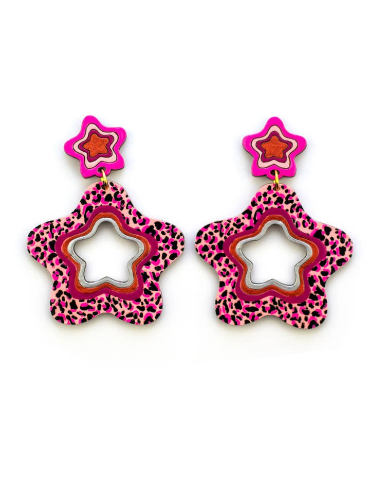 ÉTOILE GUÉPARD Y2K EN ROSE pour la vente par Bhabsy