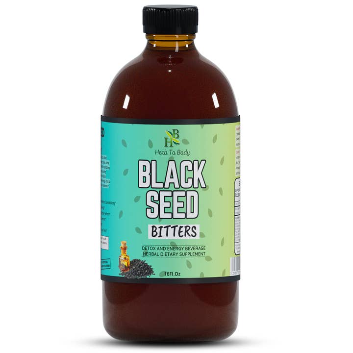 Herb To Body - Wholesale Oral Supplement/Vitamin - Black Seed Bitter 16oz