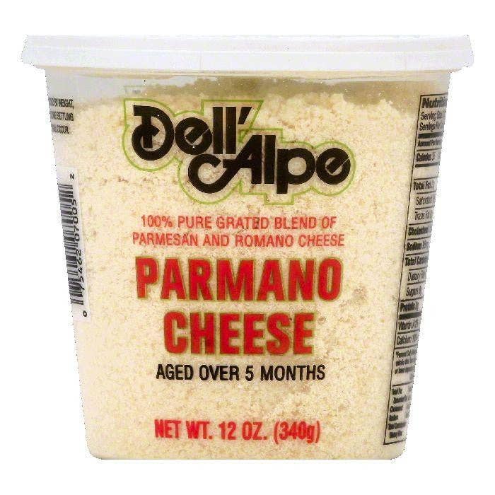 KeHE Distributors, LLC - Wholesale Cheese - Dell Alpe Parmano Cheese, 12 OZ0