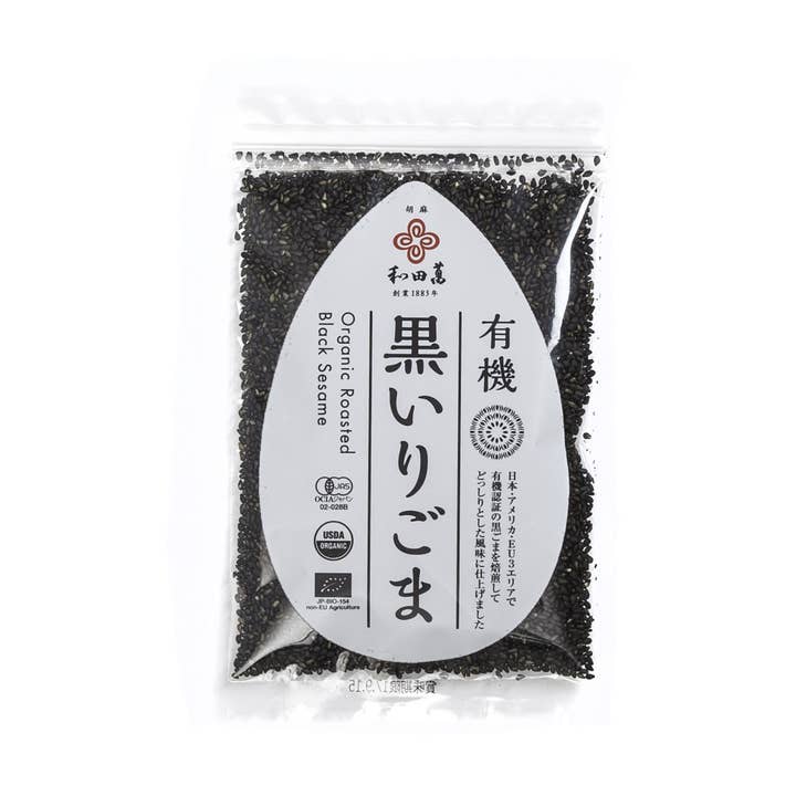 The Japanese Pantry - Wholesale Seeds/Kernels - Roasted Black Sesame Seeds, Organic - 50g