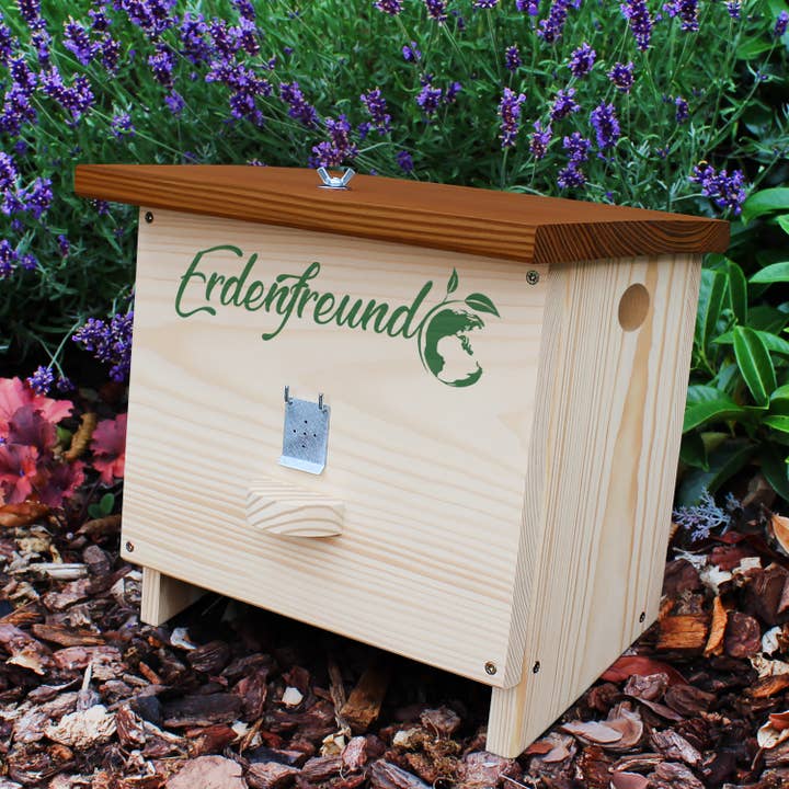 Erdenfreund - Vendita all'ingrosso Casette per uccelli - ERDENFREUND® Casa per bombi con sportello anti-tarme di cera4