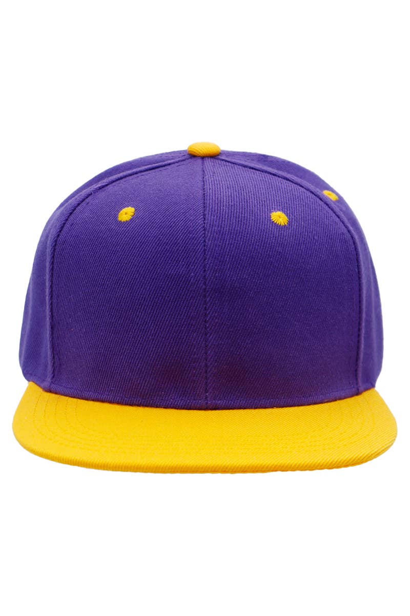 Cap Zone - Venta al por mayor Gorra snapback - Unisex - Gorra de sarga bicolor con visera plana en la parte trasera11