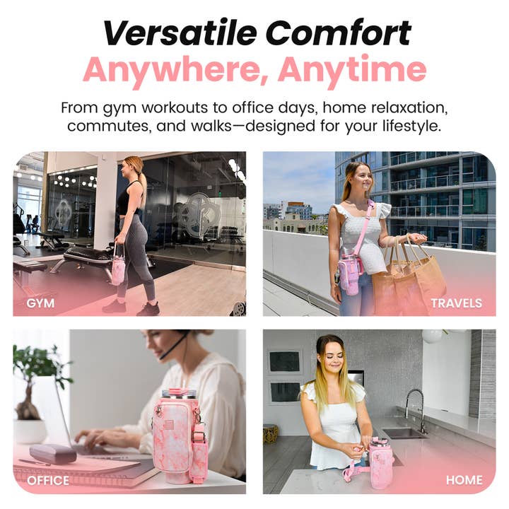 MADE EASY KIT - Wholesale Insulated mug/tumbler - Tumbler Cup Carrier w/ Handle Opening for 40oz Bottles10