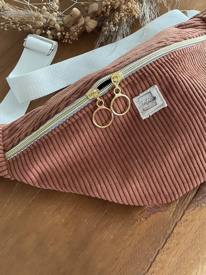 Bolsa de cintura em terracota por atacado de Atelier Tatice