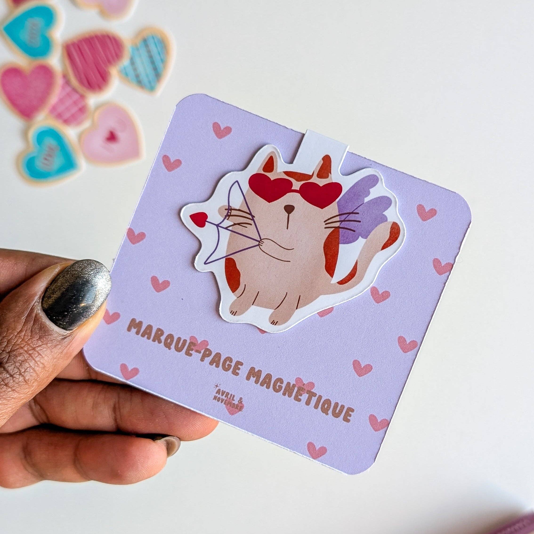 Avril & Novembre - Wholesale Bookmark - Magnetic Bookmark - Chatpidon1