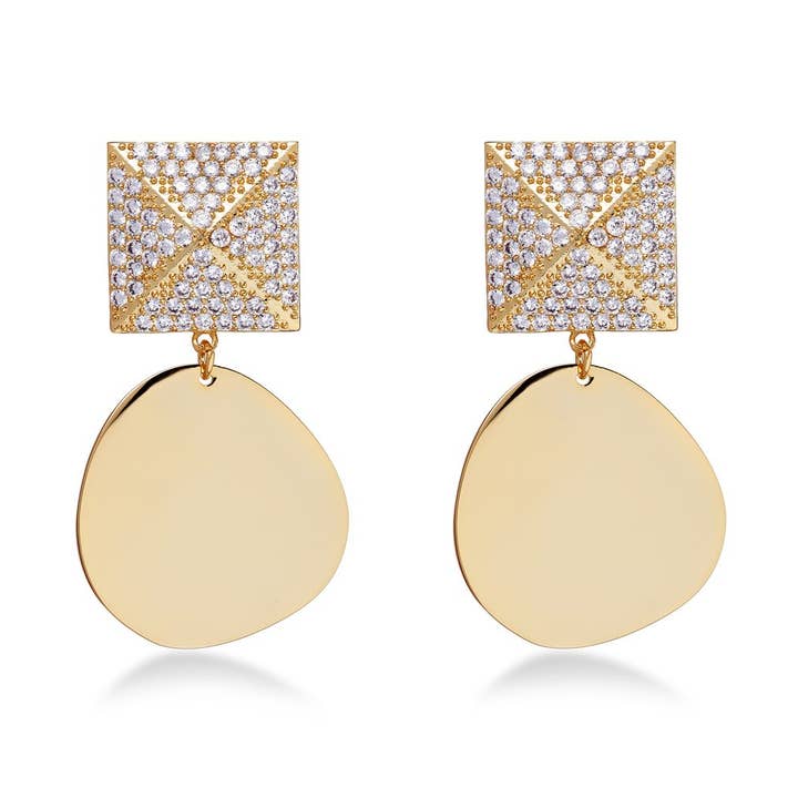 W10 -Drop earrings for wholesale by Maria Khan Jewellery