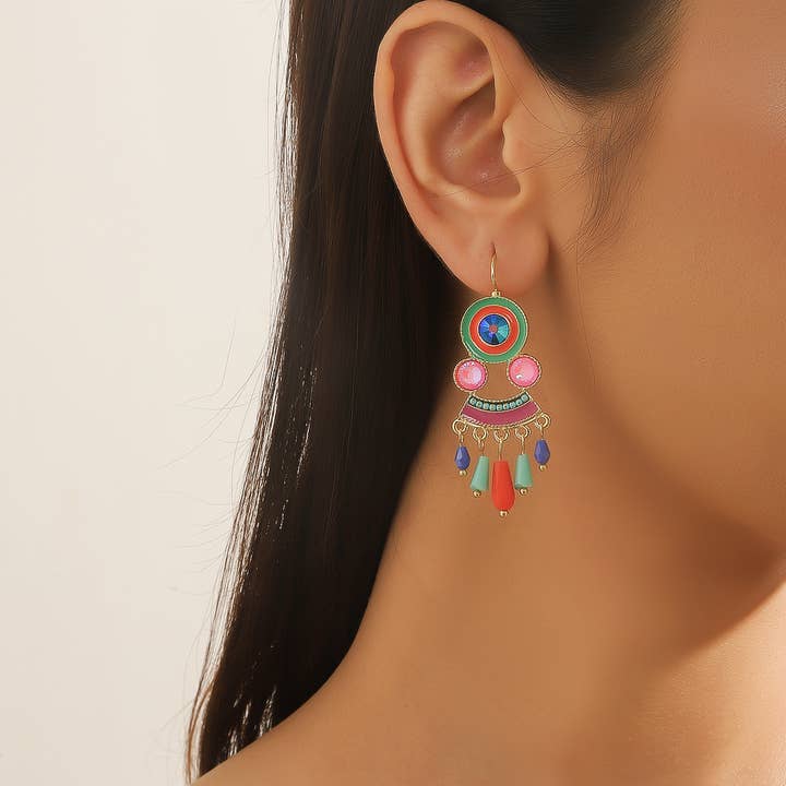 Blossom bijoux - Wholesale Dangle Earrings - Sleeper earrings 24PEBOL047