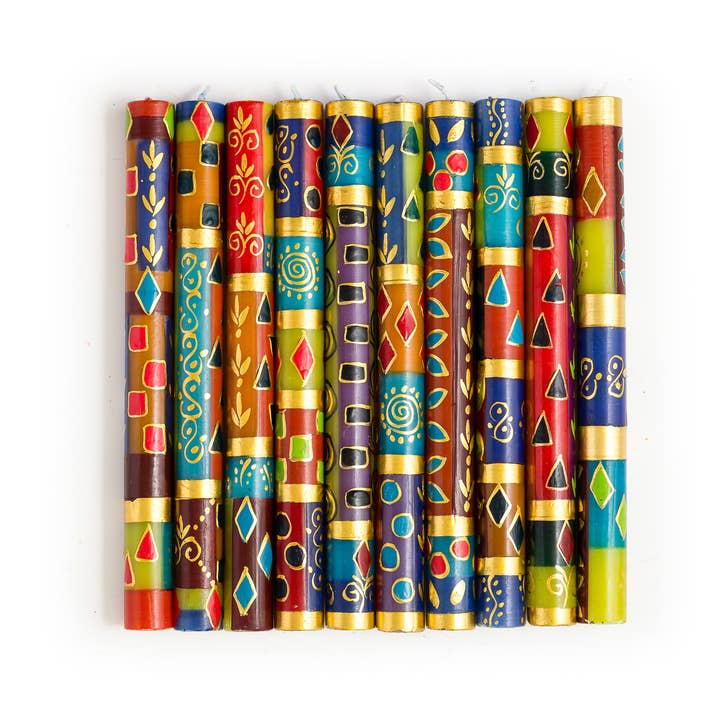 Thumbprint Artifacts - Wholesale Tapered Candle/Candlestick - African Mineral Candle12