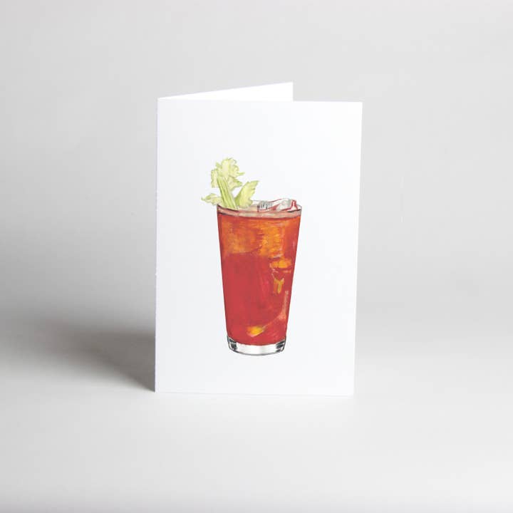 Bloody Mary Tillykke Card for engroshandel hos Happy Cooking Cards