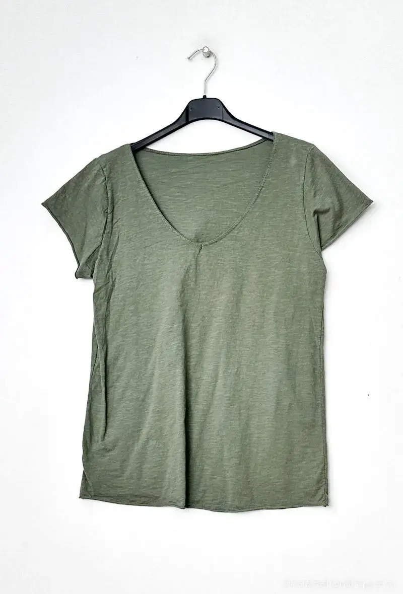 Mimi & Gogo - Wholesale T-Shirt - Women's - Plain basic T-shirt @2993_TsUni1