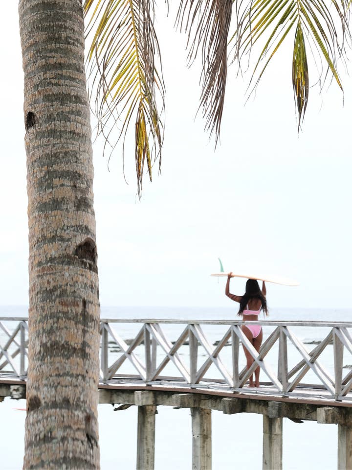 CEACEA SWIMWEAR, ACTIVEWEAR, KIDS SWIM - Wholesale Swim top – Women's - EVA TOP - PINK RIBBED5