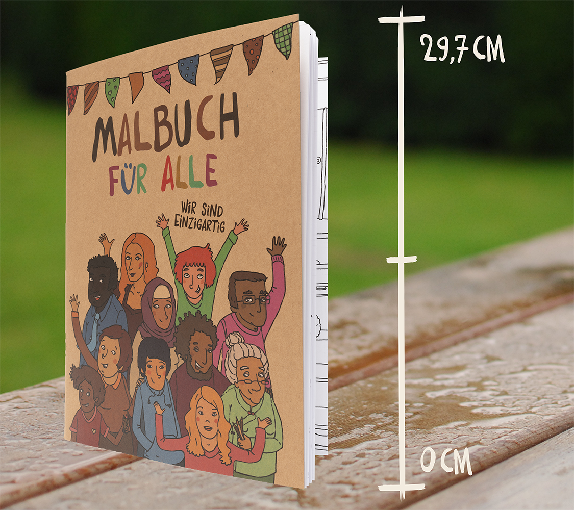 Hautfarben - Vente Livre de coloriage et d'activités pour enfants et bébés - Malbuch für alle (Édition allemande)7