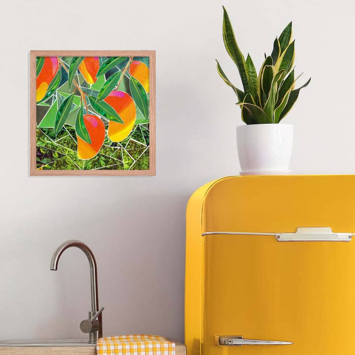 more the merrlier - Wholesale Art Print - Mango Framed Collage Art Print2