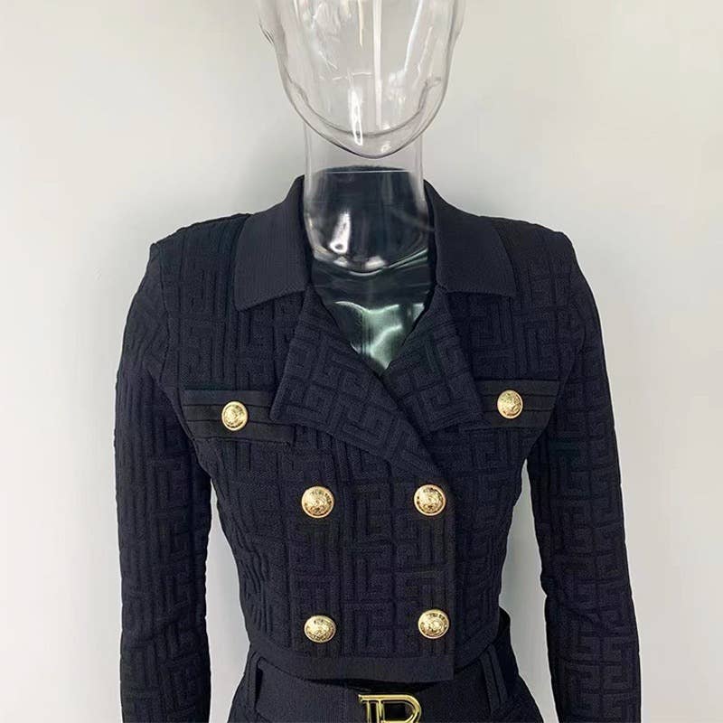 Productseeker - Wholesale Top & Skirt Set - Women's - SET129 Swastika Pattern Knit Top & Hip Skirt Set 20