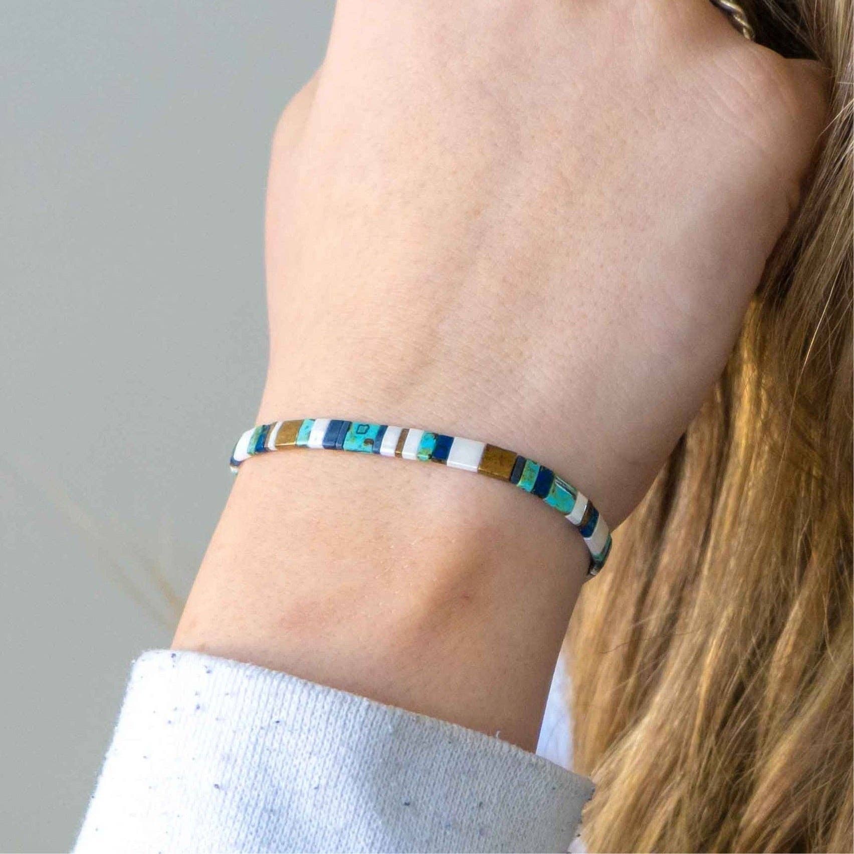 Mack & Rex - Wholesale Beaded Bracelet - WINTER HARBOR - Tila Bead Bracelet | Single4