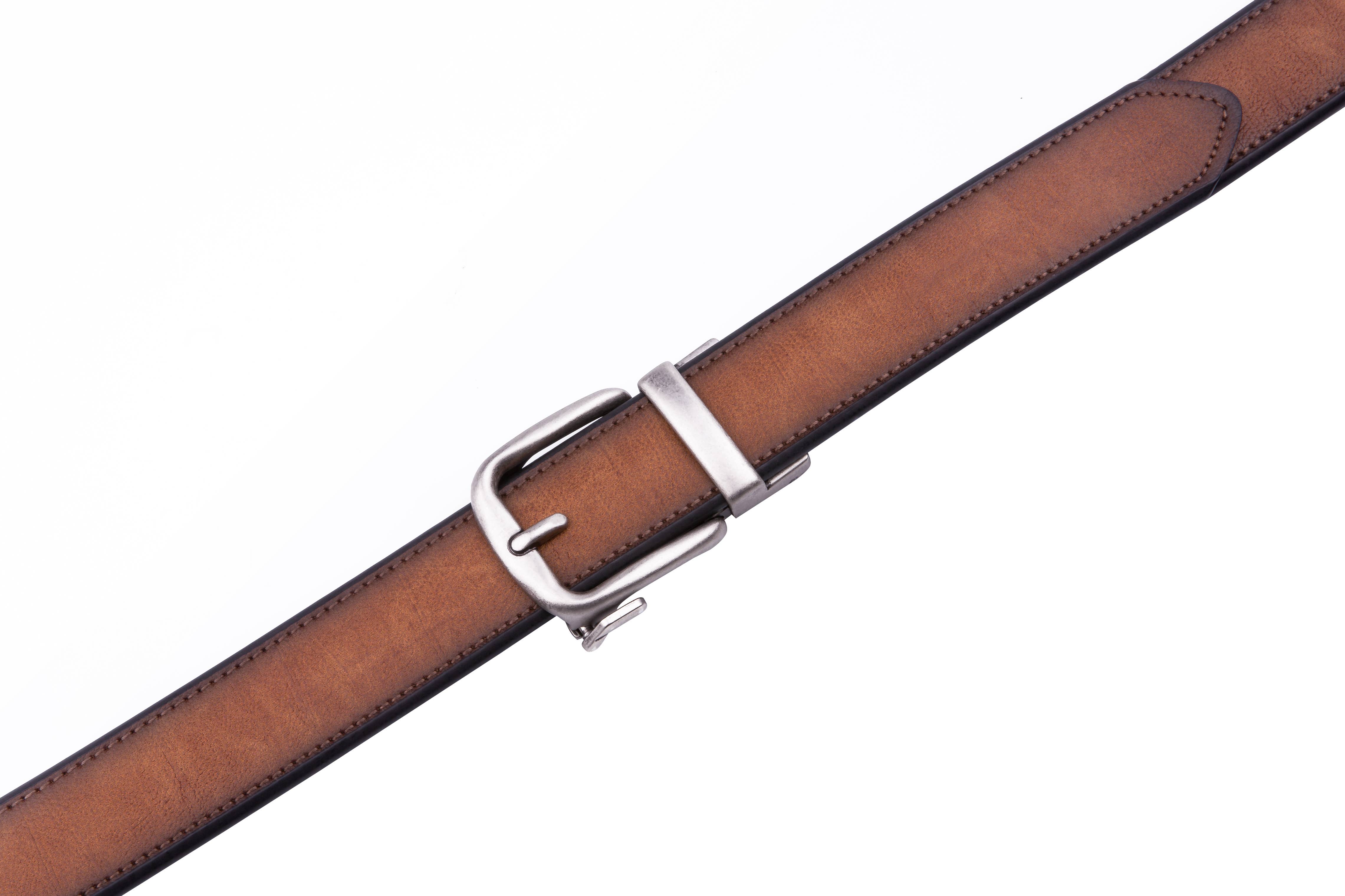 Brown Ratchet Belt for Men Dress Belts with Automatic Buckle-2073 for wholesale on Faire2