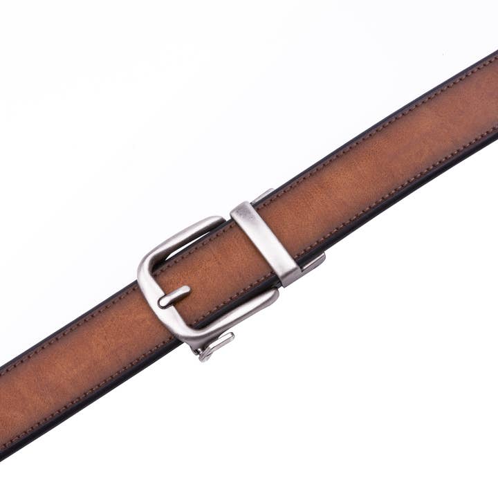 Brown Ratchet Belt for Men Dress Belts with Automatic Buckle-2073 for wholesale on Faire2